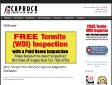 Tablet Screenshot of caprockinspection.com